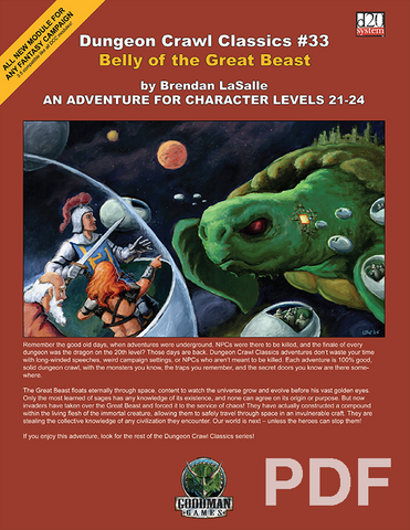 Dungeon Crawl Classics #33: Belly of the Great Beast