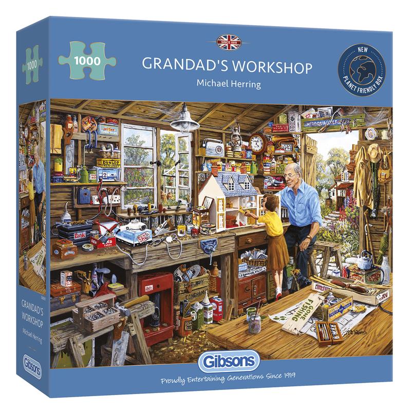 Grandad's Workshop Puzzle 1000 Pieces