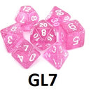 Glitter Dice Set: Pink GL07
