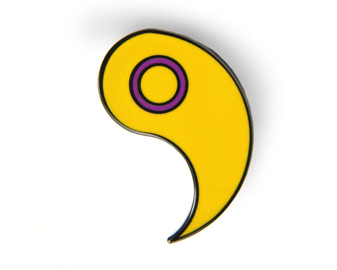Customizable Pride Pin: Intersex Right