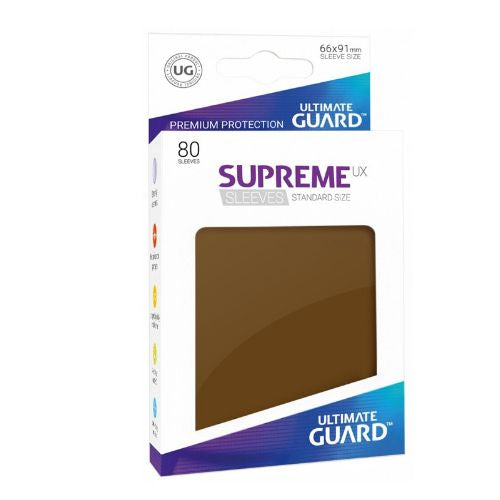 Ultimate Guard - Supreme UX Sleeves Standard Size - Brown (80)