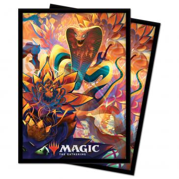 Ultra Pro - Zendikar Rising: Standard Deck Protector sleeves 100ct for Magic: The Gathering - Lotus Cobra