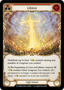 Glisten (Red) (Rainbow Foil) [U-MON069-RF] Unlimited Rainbow Foil