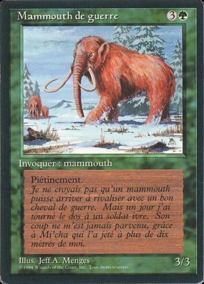 War Mammoth [Foreign Black Border]