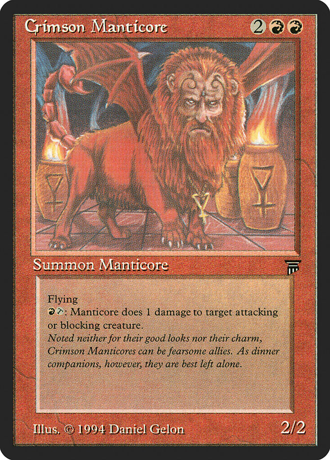 Crimson Manticore [Legends]