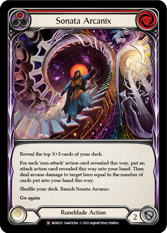 Sonata Arcanix (Rainbow Foil) [U-MON231-RF] Unlimited Rainbow Foil