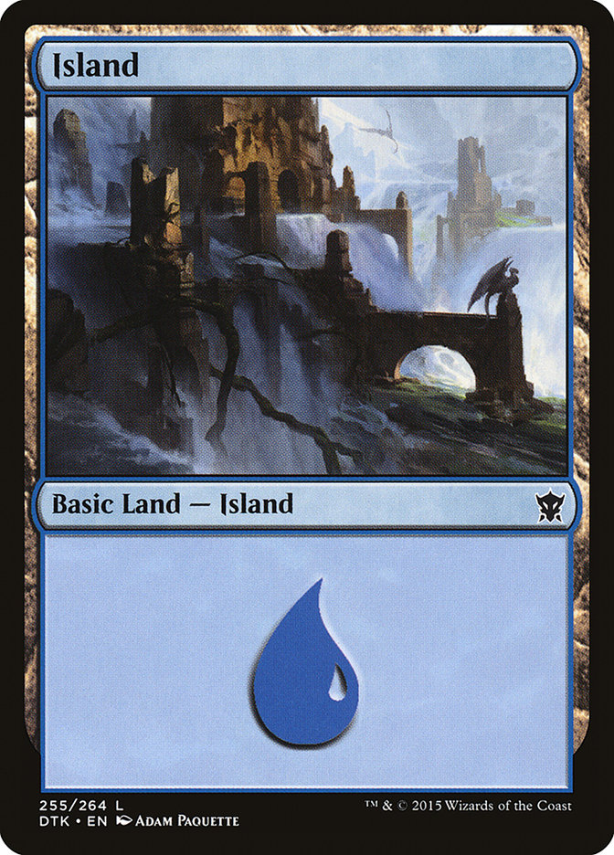 Island (255) [Dragons of Tarkir]