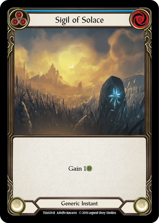 Sigil of Solace (Blue) [TEA029-R] Normal