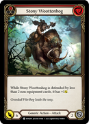 Stony Woottonhog (Red) (Rainbow Foil) [MON284-RF] 1st Edition Rainbow Foil