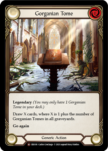 Gorganian Tome [CRU181] Unlimited Normal