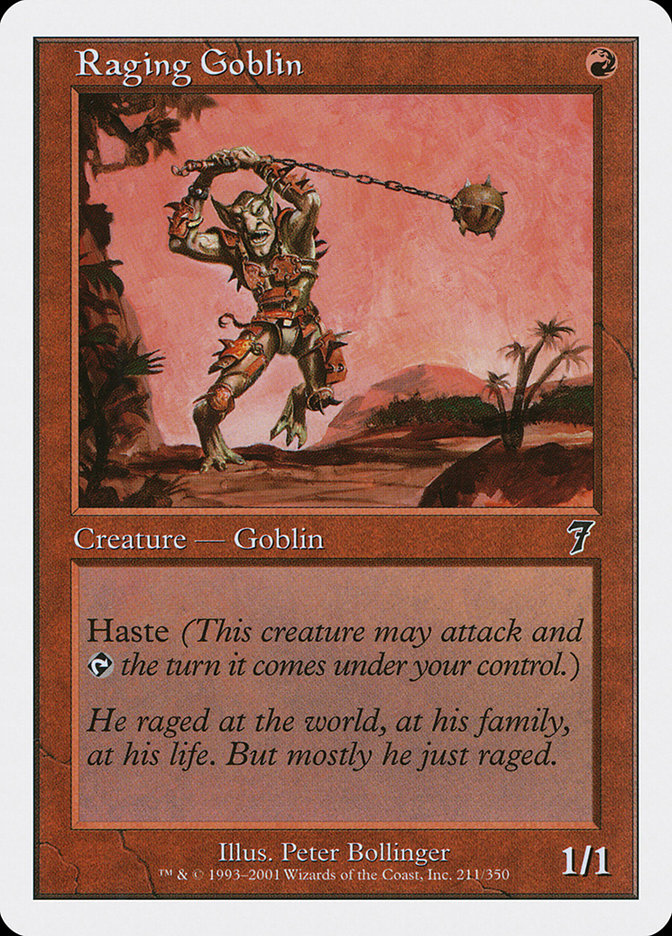 Raging Goblin [Seventh Edition]