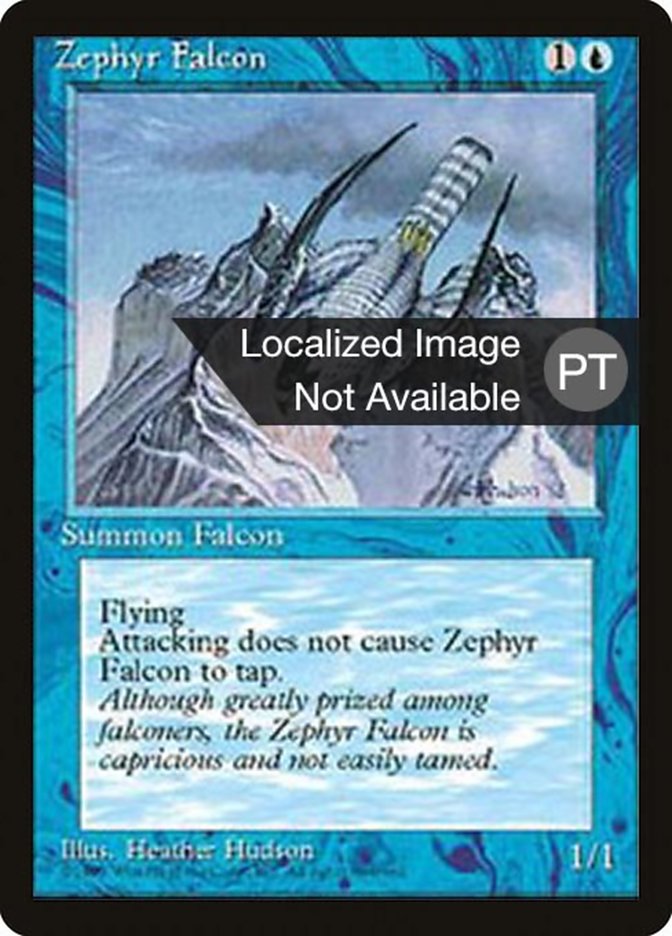 Zephyr Falcon [Fourth Edition (Foreign Black Border)]