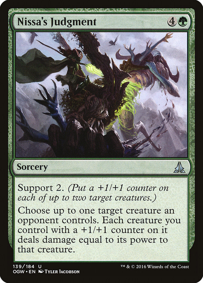 Nissa's Judgment [Oath of the Gatewatch]