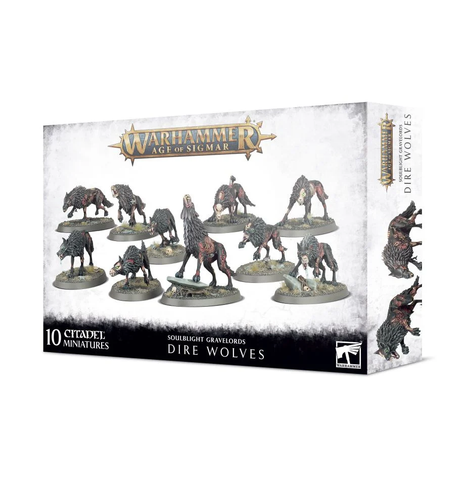 Soulblight Gravelords Dire Wolves