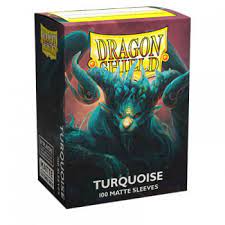 Dragon Shield Box of 100 in Turquoise Matte