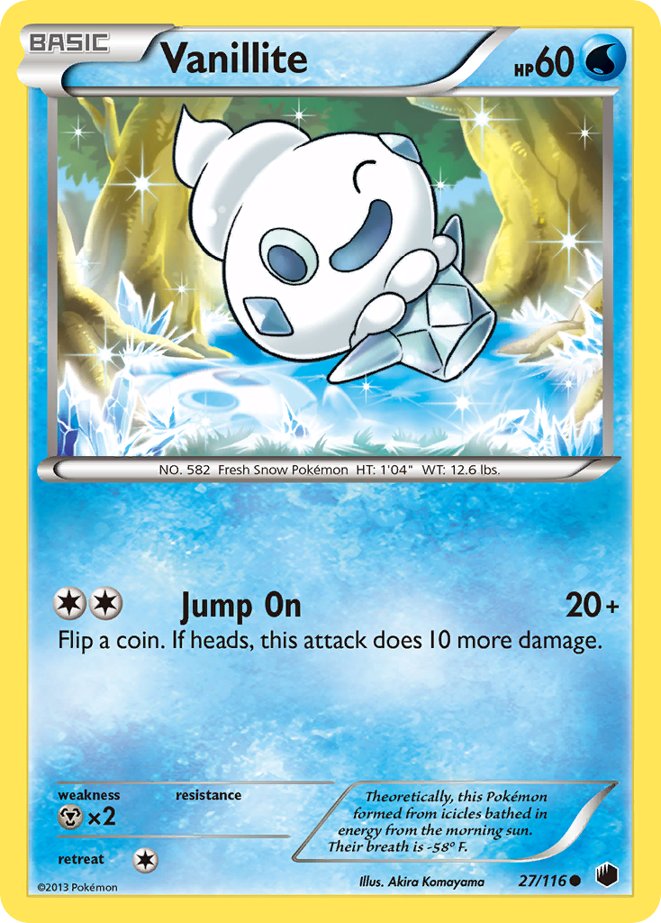 Vanillite (27/116) [Black & White: Plasma Freeze]