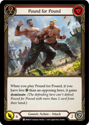 Pound for Pound (Red) (Rainbow Foil) [MON278-RF] 1st Edition Rainbow Foil