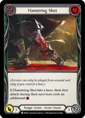 Hamstring Shot (Blue) [ARC062] Unlimited Edition Rainbow Foil