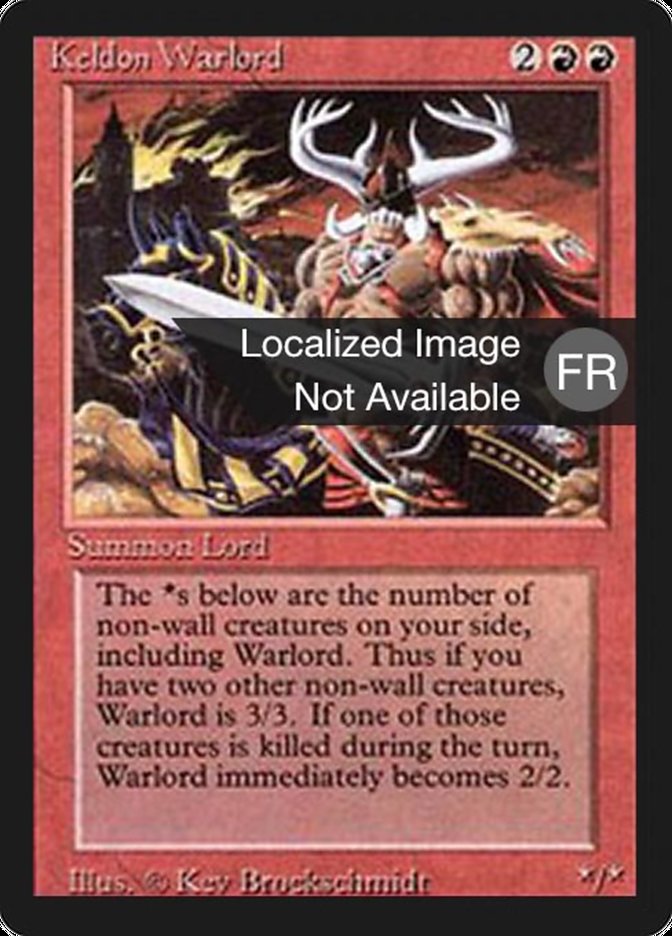 Keldon Warlord [Foreign Black Border]