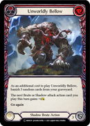 Unworldly Bellow (Red) (Rainbow Foil) [U-MON150-RF] Unlimited Rainbow Foil