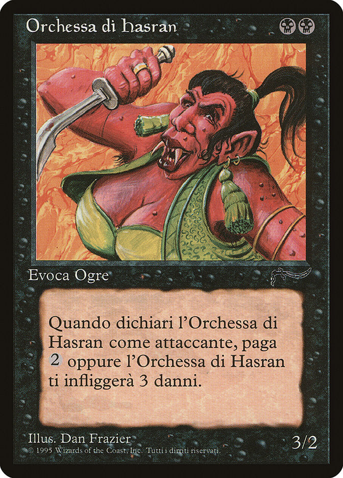 Hasran Ogress (Italian) - "Orchessa di hasran" [Rinascimento]