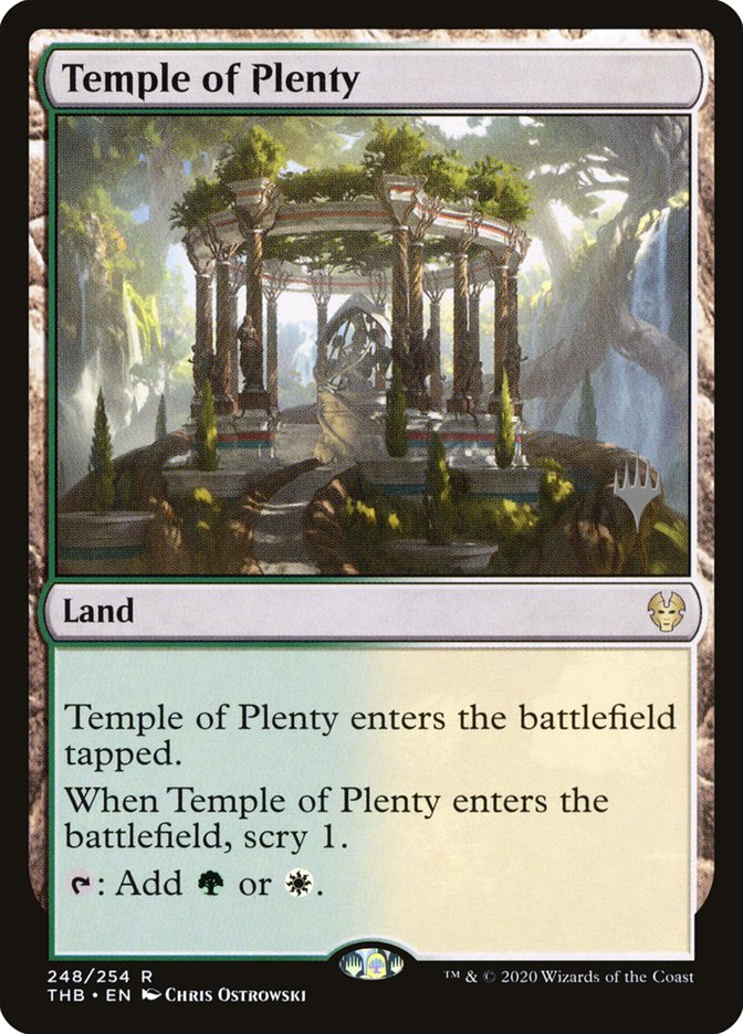Temple of Plenty (Promo Pack) [Theros Beyond Death Promos]