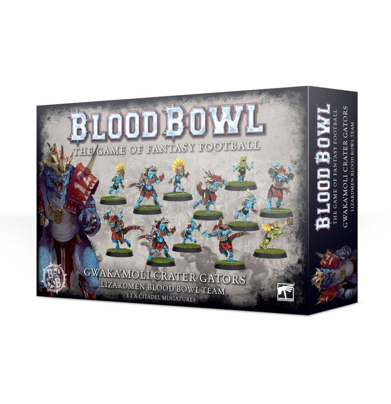 Blood Bowl Lizardmen Team: The Gwaka'Moli Crater Gators