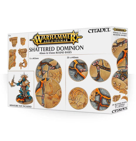 Shattered Dominion 40mm and 65mm Round Bases