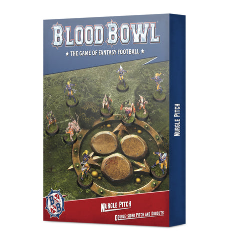 Blood Bowl Nurgle Team Pitch and Dugouts