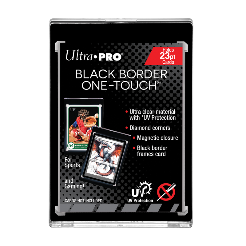 Ultra Pro Black Border One-Touch Magnetic Case - 23pt