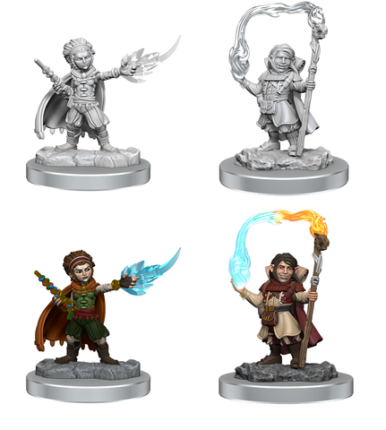 Nolzur's Marvelous Miniatures: Halfling Wizards