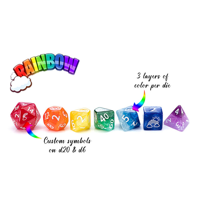 Game Keeper Games Dice: Rainbow