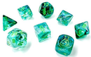 Lab Dice -Borealis Kelp/light green 7 Dice set - CHX30054