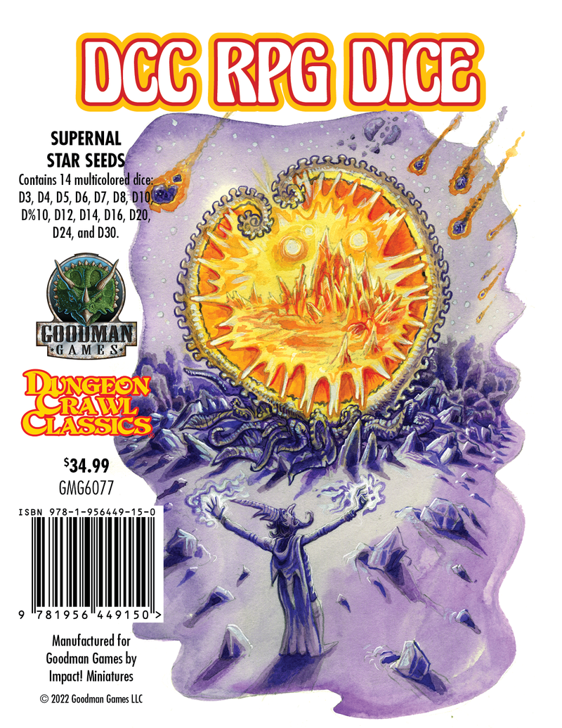 Dungeon Crawl Classics Dice: Supernal Star Seeds
